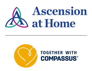 ascension at home together with compassus logo