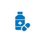 Medication bottle icon