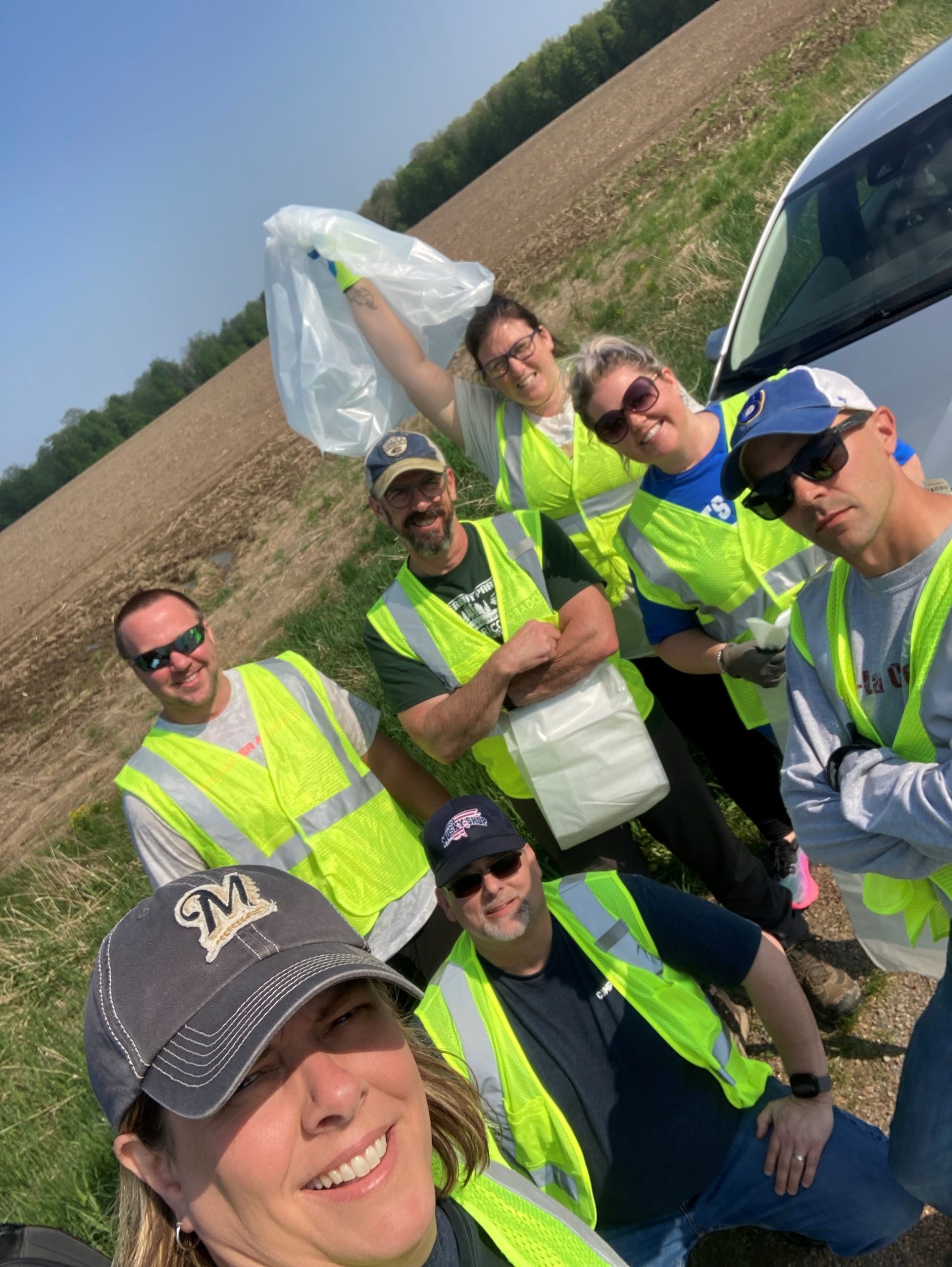 Wisconsin Home Health Team participates in Adopt a Highway Program